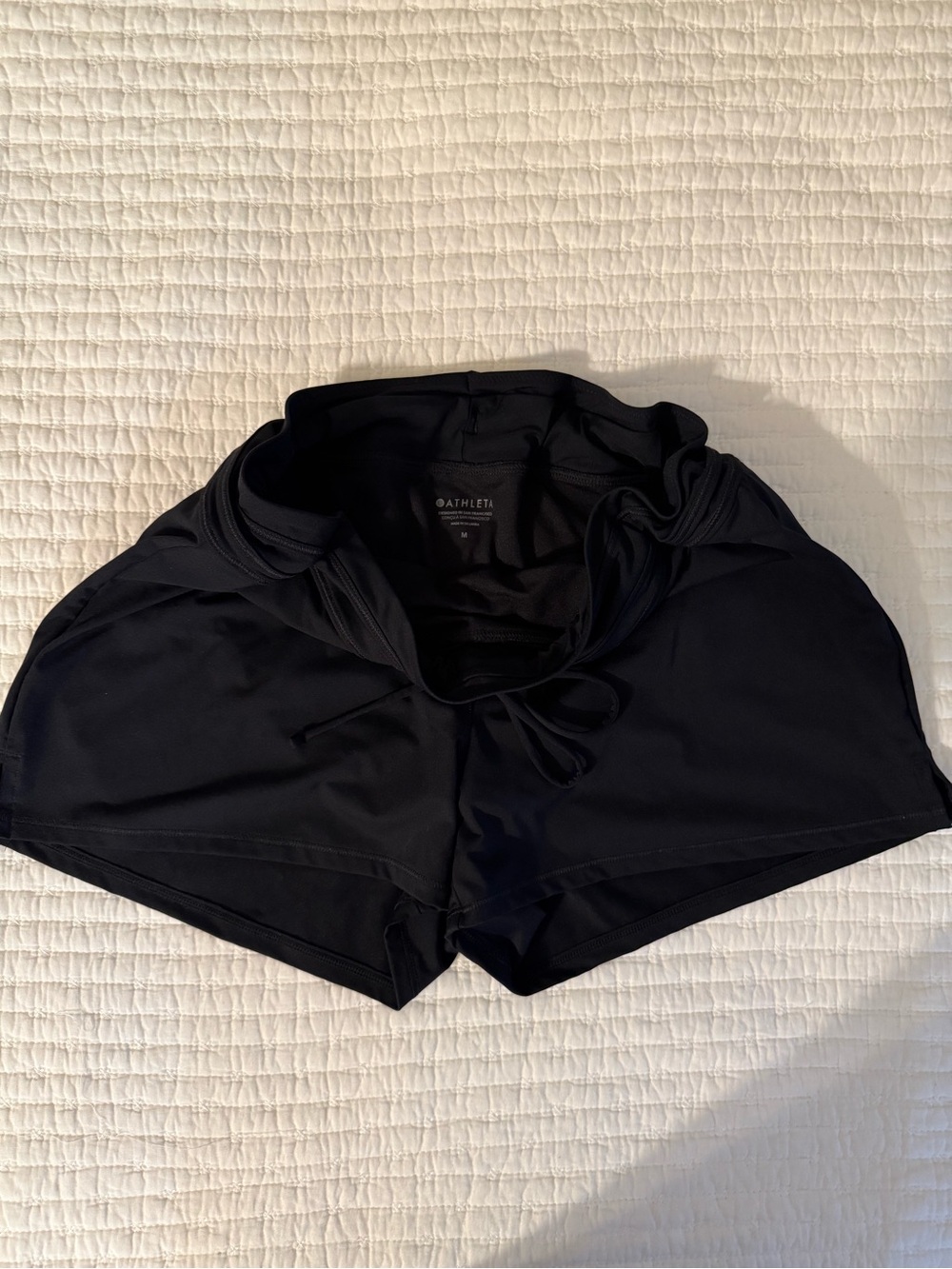 Athleta Women's Black Swim Shorts - Picture 2 of 3